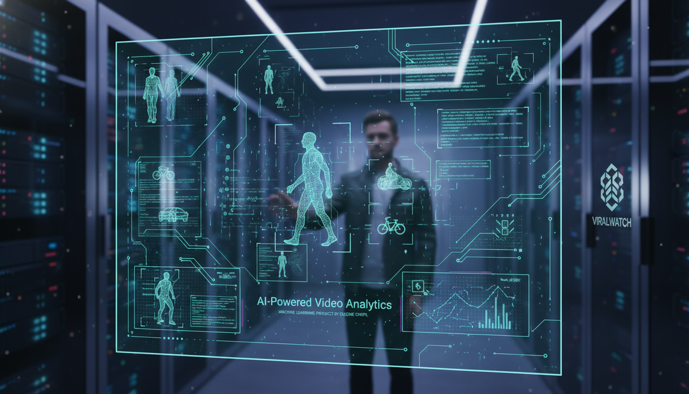 Featured illustration for Ai-Powered Video Analytics: A Machine Learning Project By Eugene Chepil: Why is it trending and what should you do next? about AI P...
