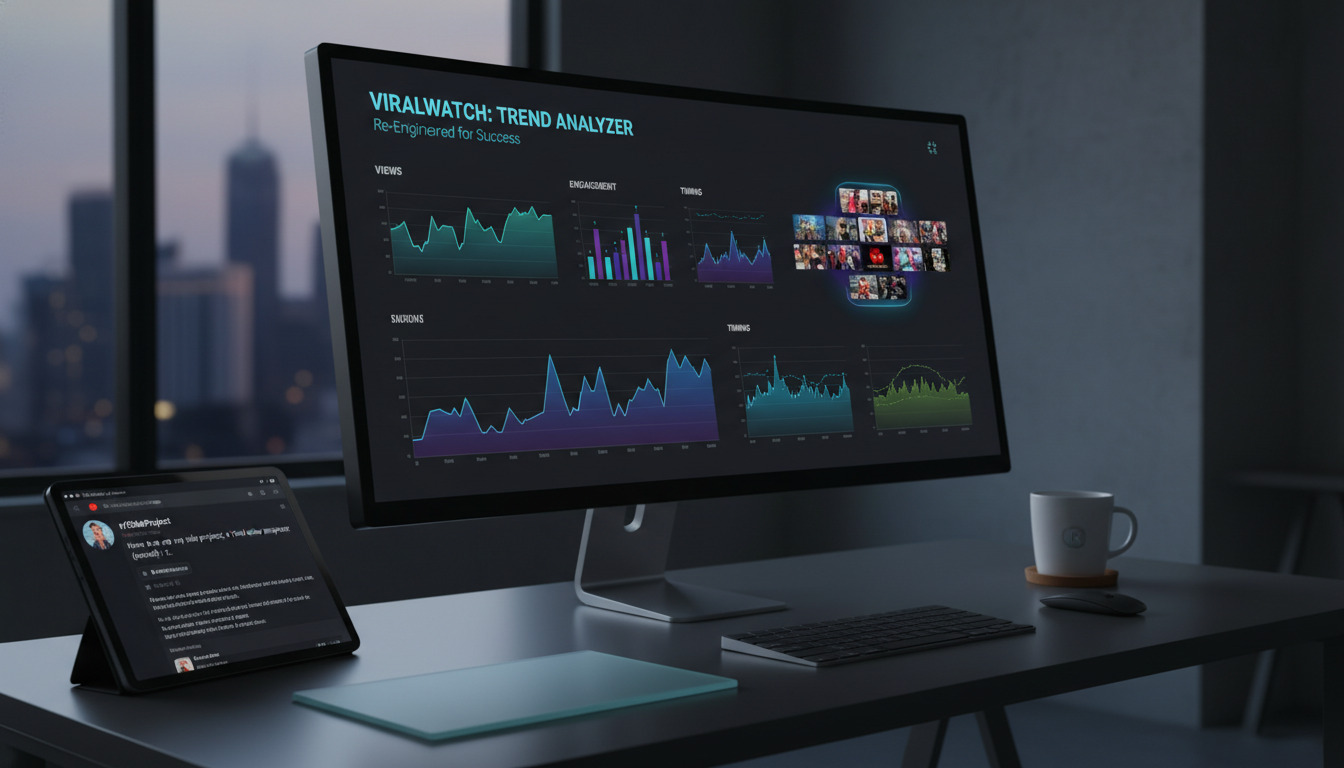 Featured illustration for Here Is One Of My Side Project, A Viral Video Analyzer (Trend) : R ...: Why is it trending and what should you do next? about Here...