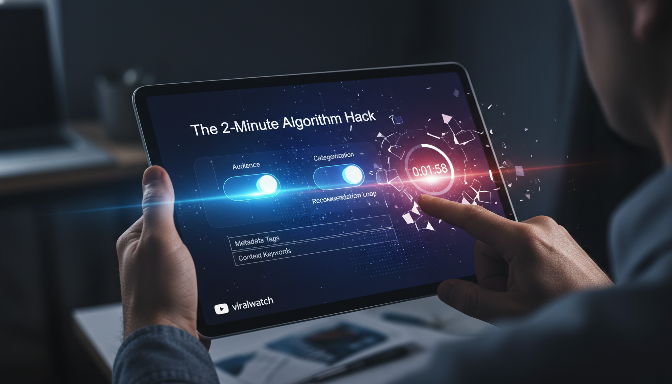 Featured illustration for The 2-Minute Algorithm Hack That Helps Youtube Recommend You!!: Why is it trending and what should you do next? about The 2 Minute...
